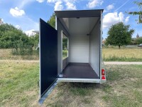 Kofferanhänger Sirius G High Rampe Tür Kombi · 3.500 kg, 523×175×242 cm