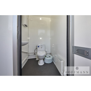 RESPO Anh&auml;nger Mobile Doppeltoilette mit Wassersp&uuml;lung
