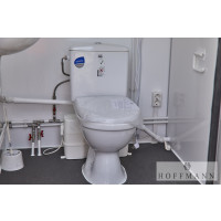 RESPO Anhänger Mobile Doppeltoilette mit Wasserspülung