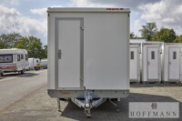 Verkaufsanhänger Respo weiß große Klappe · 2.700 kg, 621×220 cm