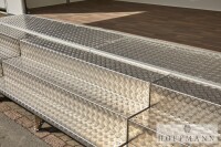 Verkaufsanhänger Respo weiß große Klappe · 2.700 kg, 621×220 cm