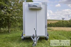 Kühlanhänger wm meyer mit Rohrbahn AZK 2730/156 60/60 K · 2.700 kg, 295×155 cm