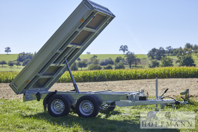 Rückwärtskipper Böckmann RK-AL 3016/27 bis E-Hydraulik · 2.700 kg, 306×165 cm