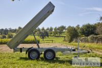 Rückwärtskipper Böckmann RK-AL 3016/27 bis E-Hydraulik · 2.700 kg, 306×165 cm