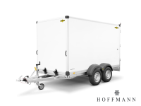 Kofferanhänger Tieflader Humbaur HK 303718-20 PF30 RA · 3.000 kg, 368×173×188 cm