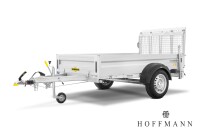 Tieflader mit Überfahrwand Humbaur HA 132513 ÜFW · 1.300 kg, 251×131 cm
