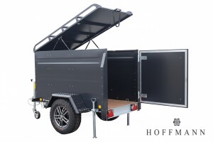 Deckelanhänger TPV KT-EB2 Offroad Plus Anthrazit · gebremst, 1.000 kg