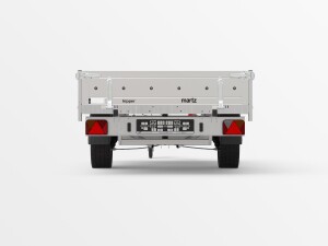 Rückwärtskipper MARTZ 250 C S 1,8T · Einachser · gebremst · 1.800 kg, 253×152 cm