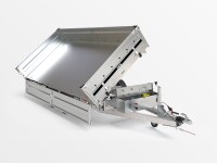 Dreiseitenkipper MARTZ 360/2 C 2,7T · Tandem · gebremst · 2.700 kg, 364×170 cm
