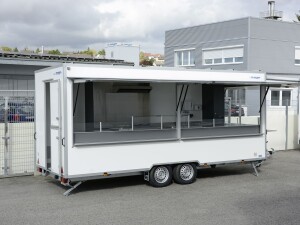 Imbissanhänger wm meyer VK 1335/220 · 1.300 kg, 350×220 cm