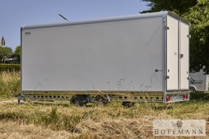 Kofferanhänger Henra GP 503×222×220 Seitentür + Hecktüren · 3.500 kg, 503×222 cm – sofort ab Lager