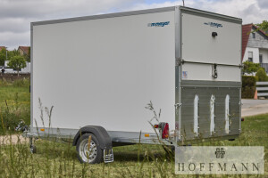 Senklift-Kofferanhänger wm meyer AZSL 1525/151 absenkbar · 1.500 kg, 251×151 cm