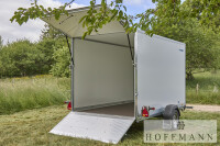 Senklift-Kofferanhänger wm meyer AZSL 1525/151 absenkbar · 1.500 kg, 251×151 cm