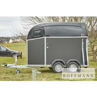 Böckmann Pferdeanhänger Duo Esprit silver+ black Aluboden